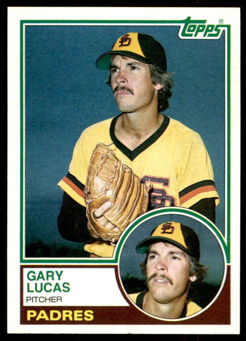 1983 Topps #761 Gary Lucas EX Excellent San Diego Padres Baseball Card - Baseball Card Single
