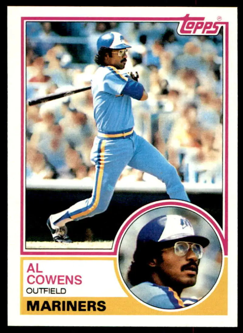 1983 Topps #763 Al Cowens EX Excellent Seattle Mariners Baseball Card - Baseball Card Single
