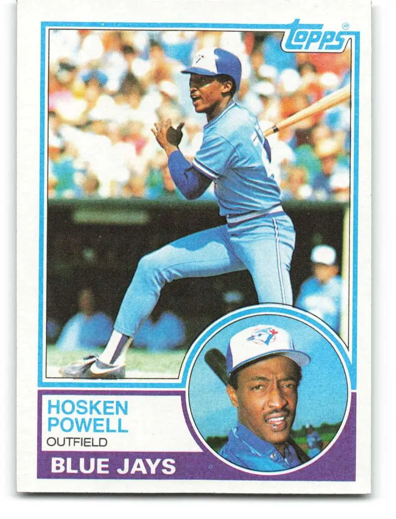1983 Topps #77 Hosken Powell EX Excellent Toronto Blue Jays Baseball Card - Baseball Card Single