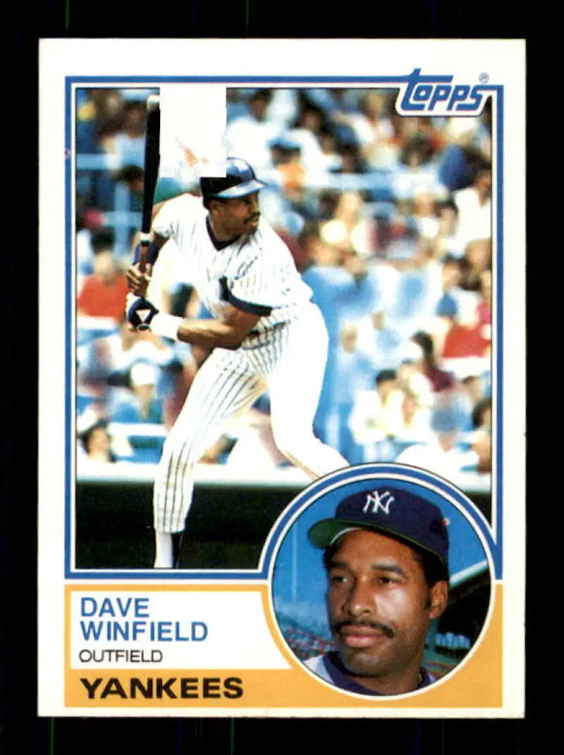 1983 Topps #770 Dave Winfield EX Excellent New York Yankees Baseball Card - Baseball Card Single