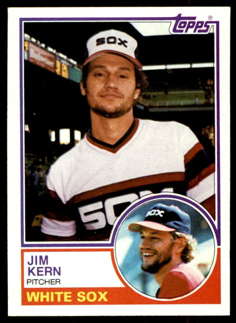1983 Topps #772 Jim Kern EX Excellent Chicago White Sox Baseball Card - Baseball Card Single