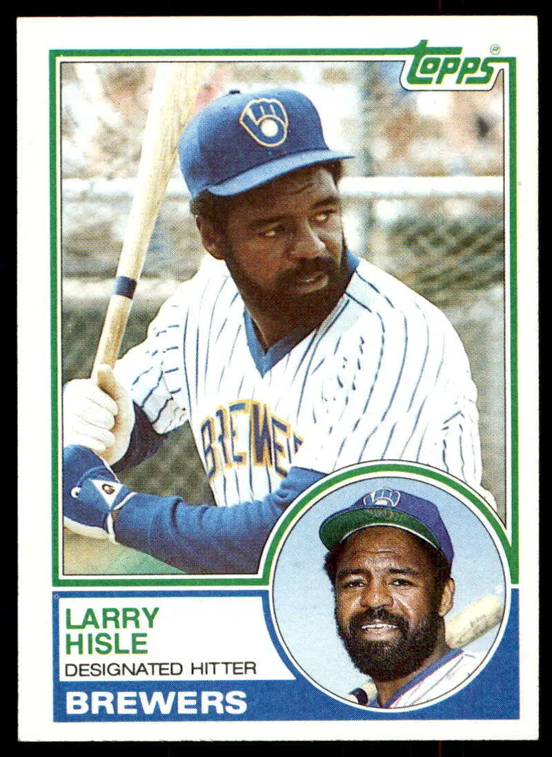 1983 Topps #773 Larry Hisle EX Excellent Milwaukee Brewers Baseball Card - Baseball Card Single