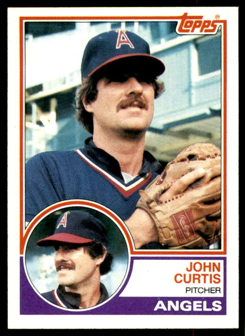 1983 Topps #777 John Curtis EX Excellent California Angels Baseball Card - Baseball Card Single