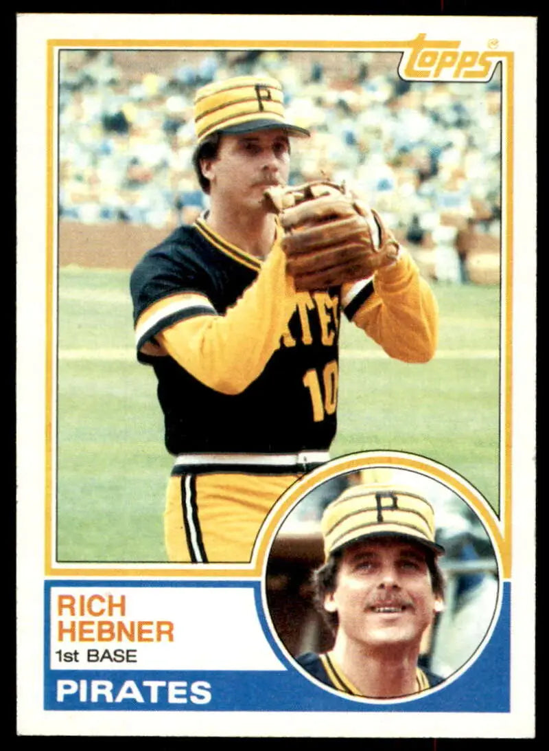1983 Topps #778 Richie Hebner EX Excellent Pittsburgh Pirates Baseball Card - Baseball Card Single
