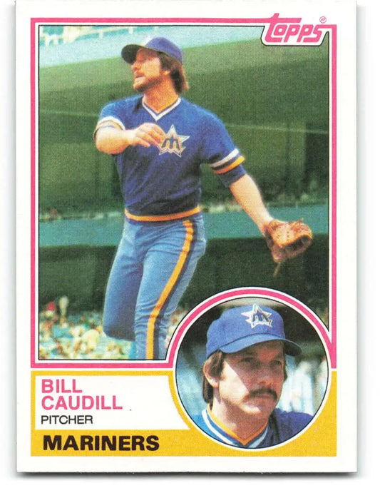 1983 Topps #78 Bill Caudill EX Excellent Seattle Mariners Baseball Card - Baseball Card Single