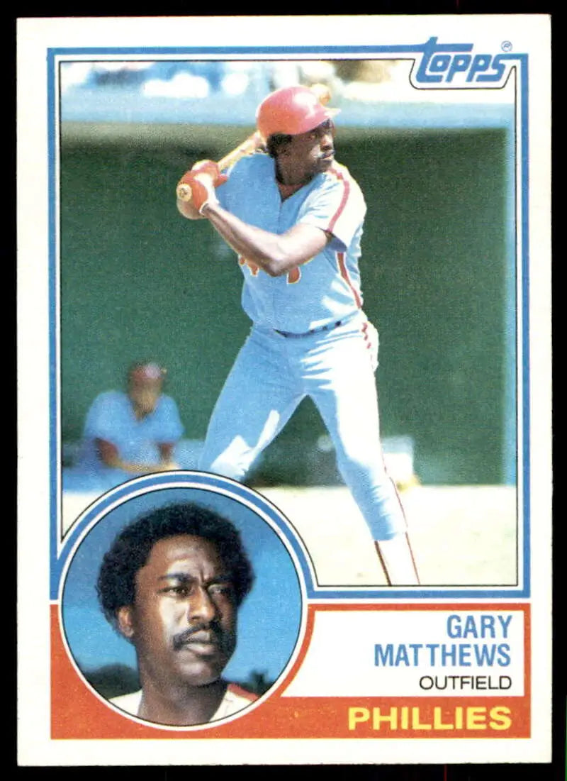1983 Topps #780 Gary Matthews EX Excellent Philadelphia Phillies Baseball Card - Baseball Card Single