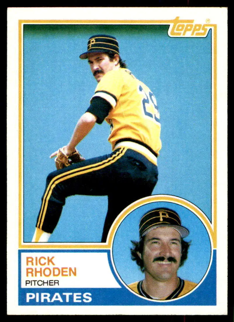 1983 Topps #781 Rick Rhoden EX Excellent Pittsburgh Pirates Baseball Card - Baseball Card Single