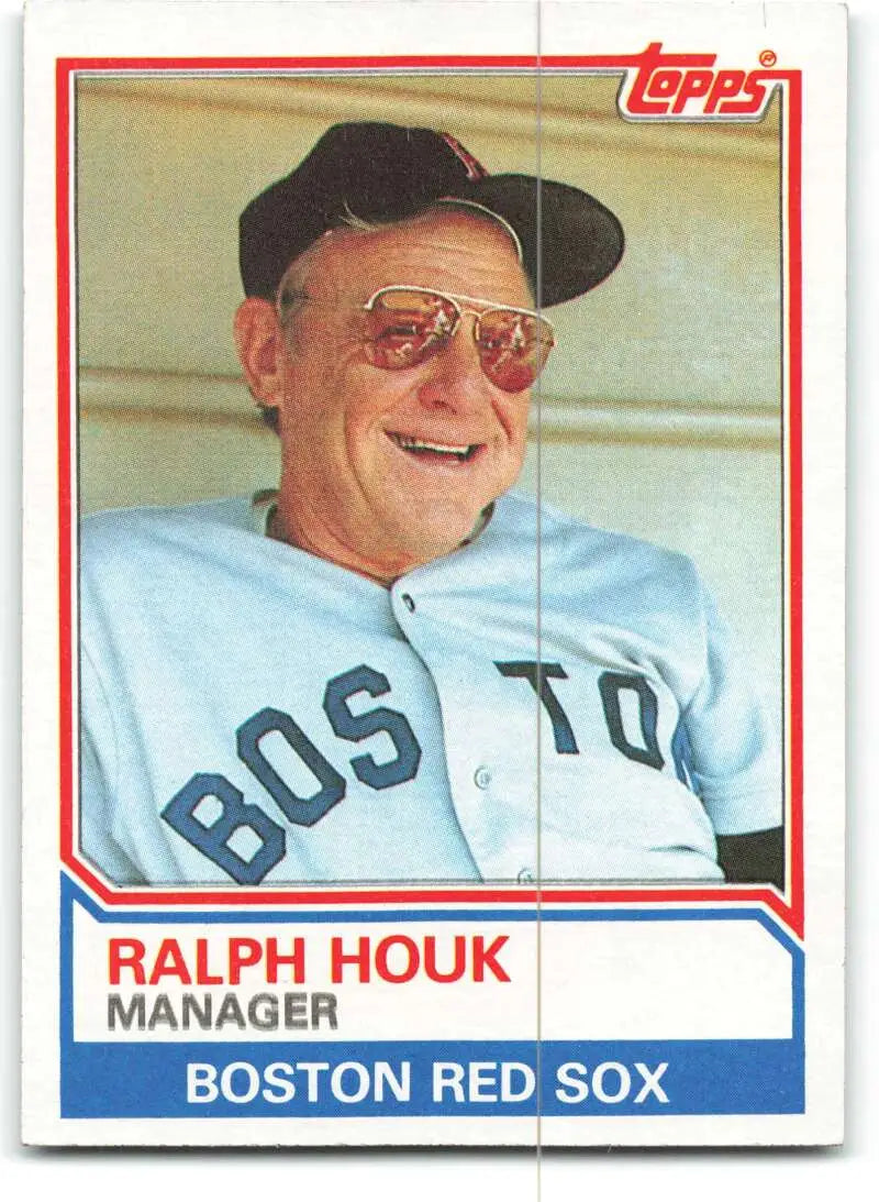 1983 Topps #786 Ralph Houk EX Excellent Boston Red Sox Baseball Card - Baseball Card Single