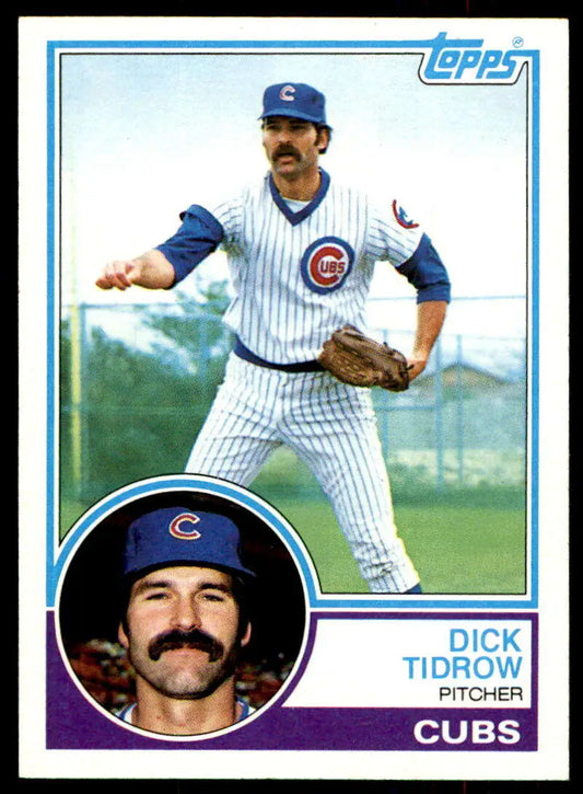 1983 Topps #787 Dick Tidrow EX Excellent Chicago Cubs Baseball Card - Baseball Card Single