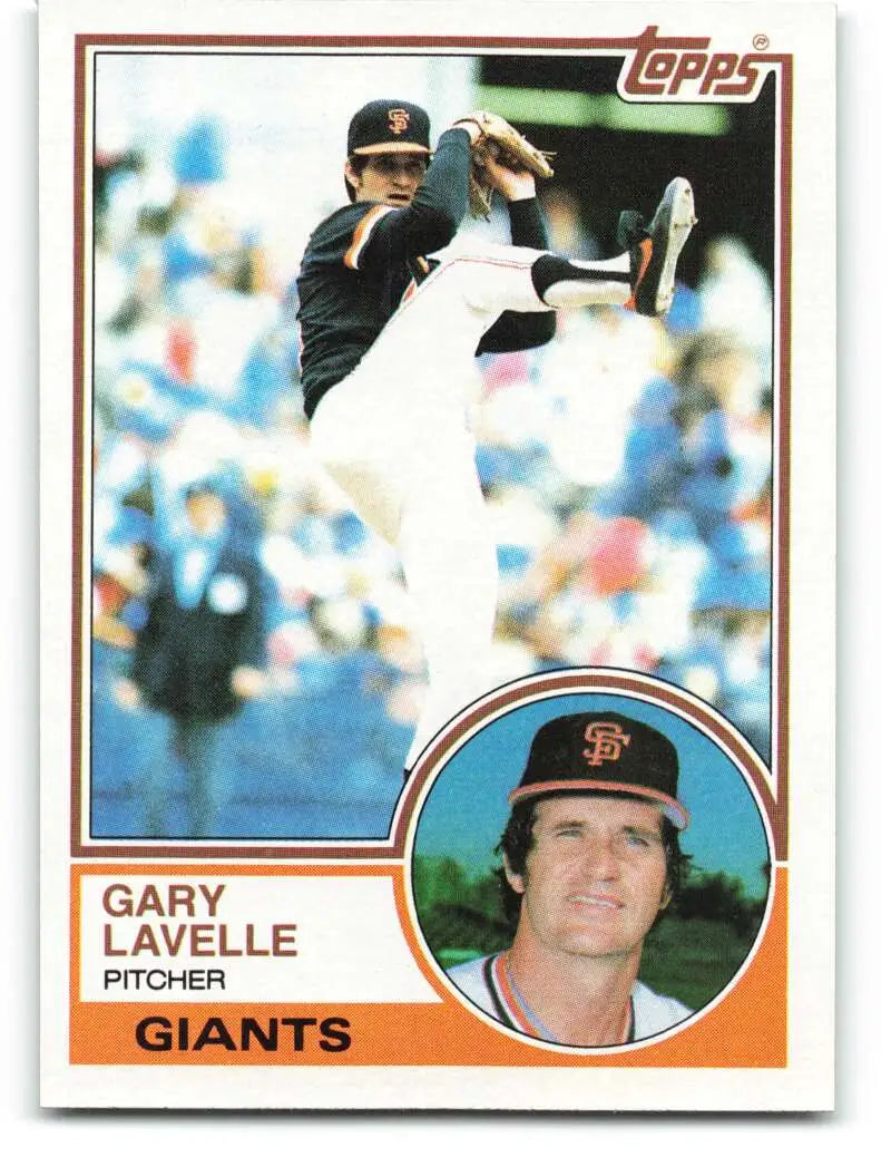 1983 Topps #791 Gary Lavelle EX Excellent San Francisco Giants Baseball Card - Baseball Card Single