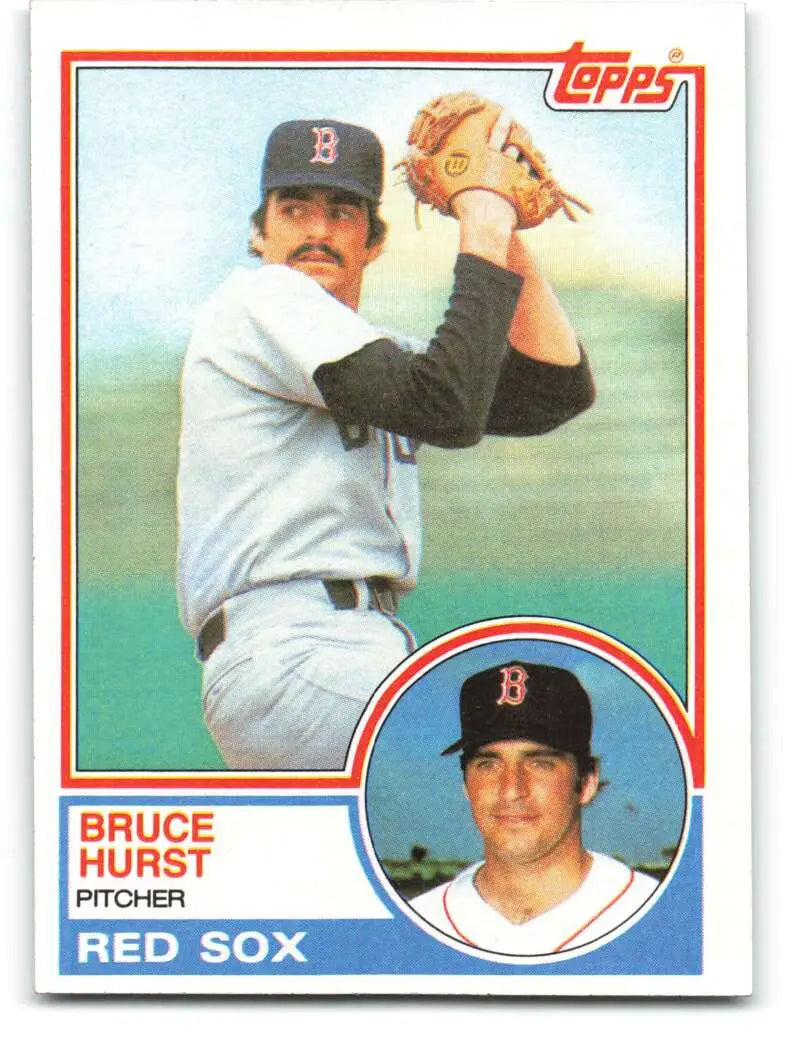 1983 Topps #82 Bruce Hurst EX Excellent Boston Red Sox Baseball Card - Baseball Card Single