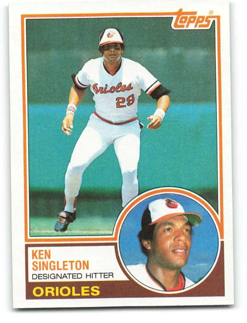 1983 Topps #85 Ken Singleton EX Excellent Baltimore Orioles Baseball Card - Baseball Card Single