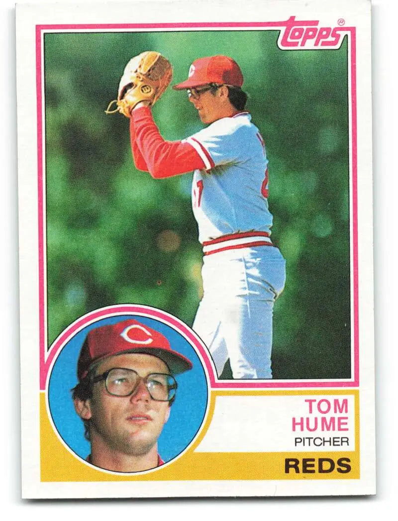 1983 Topps #86 Tom Hume EX Excellent Cincinnati Reds Baseball Card - Baseball Card Single