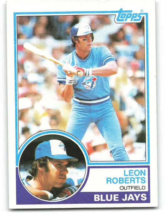 1983 Topps #89 Leon Roberts EX Excellent Toronto Blue Jays Baseball Card - Baseball Card Single