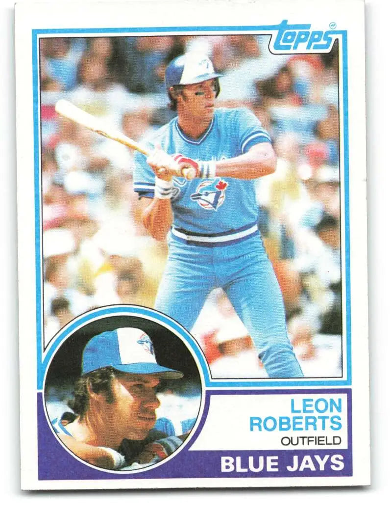 1983 Topps #89 Leon Roberts EX Excellent Toronto Blue Jays Baseball Card - Baseball Card Single