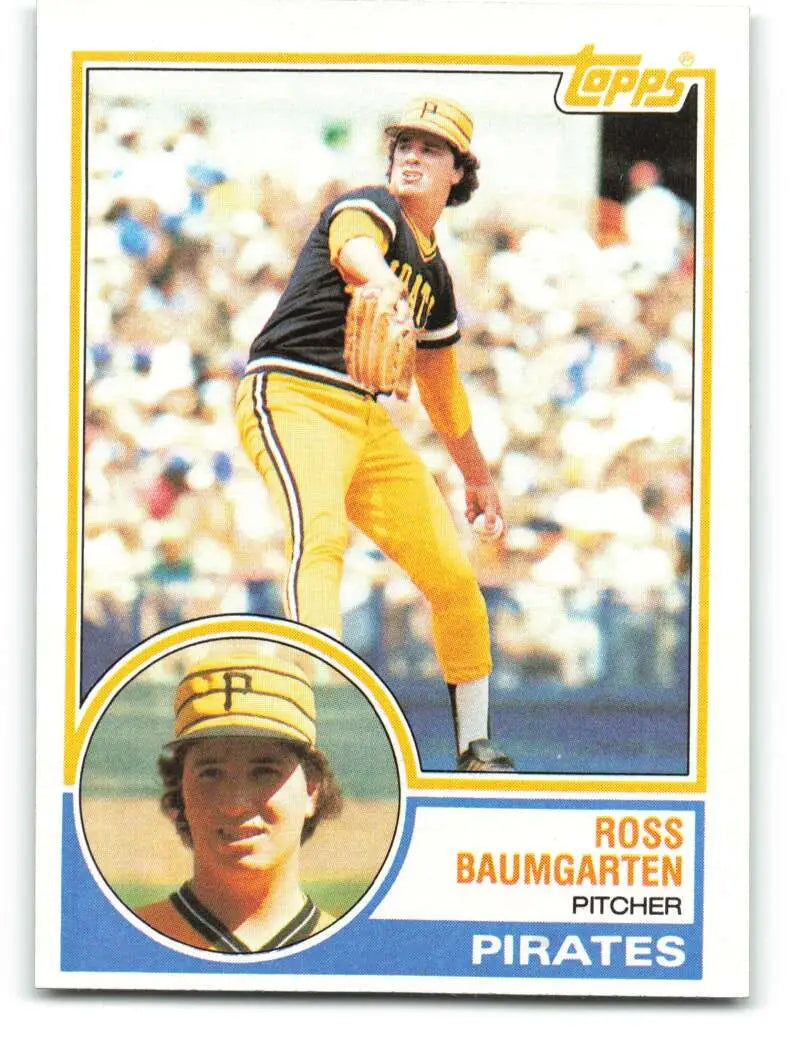 1983 Topps #97 Ross Baumgarten EX Excellent Pittsburgh Pirates Baseball Card - Baseball Card Single