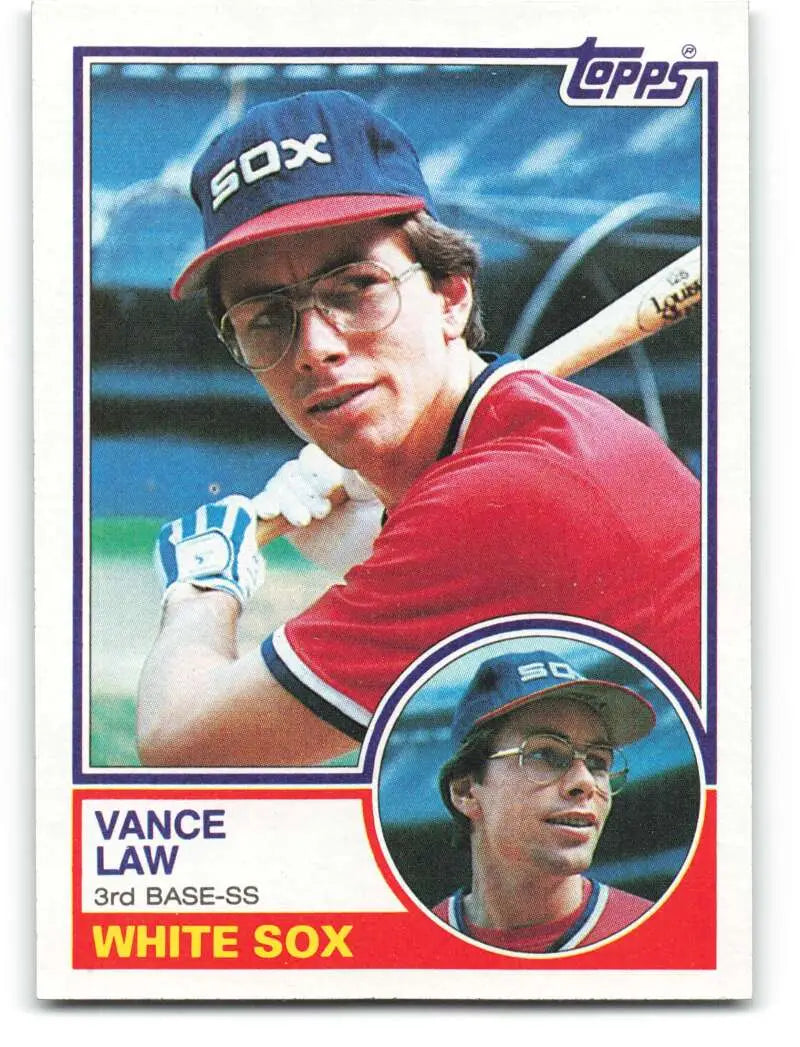 1983 Topps #98 Vance Law EX Excellent Chicago White Sox Baseball Card - Baseball Card Single