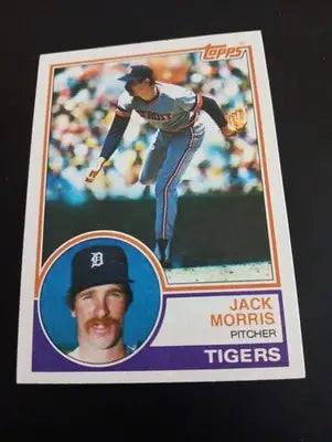 1983 Topps - Jack Morris #65. Detroit Tigers. NRMT+