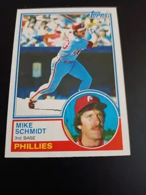1983 Topps - Mike Schmidt #300. Phillies. NRMT+