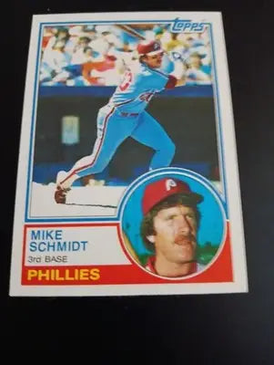 1983 Topps - Mike Schmidt #300. Phillies. NRMT+