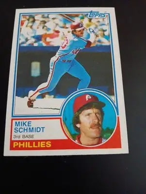 1983 Topps - Mike Schmidt #300. Phillies. NRMT+