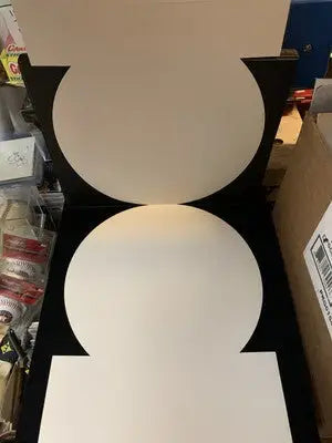 1983 Vancouver BC Baseball Greats Table Standee Roger Maris Hank Aaron Molson