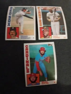 1984 & 1985 Topps baseball star and superstar 6 card lot. 5 NRMT+ and 1 EX+ - Baseball Card Single
