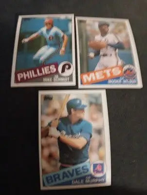1984 & 1985 Topps baseball star and superstar 6 card lot. 5 NRMT+ and 1 EX+ - Baseball Card Single