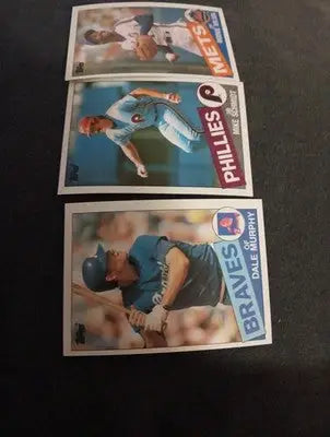 1984 & 1985 Topps baseball star and superstar 6 card lot. 5 NRMT+ and 1 EX+ - Baseball Card Single