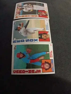 1984 & 1985 Topps baseball star and superstar 6 card lot. 5 NRMT+ and 1 EX+ - Baseball Card Single