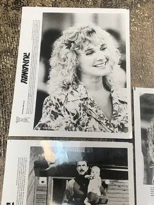 1984 8x10 Press Photo Lot 3 Tom Selleck Cynthia Rhodes in Runaway Glossy Picture - Entertainment Memorabilia