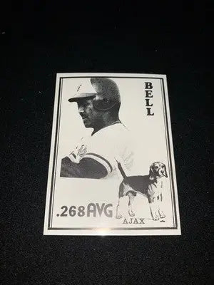 1984 Ajax Dog Food NNO George Jorge Bell Toronto Blue Jays VERY RARE - Baseball Card Single