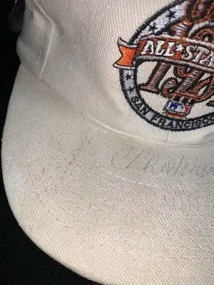 1984 AllStar Team Signed AUTO Baseball Hat Dale Murphy Steve Sax Dusty Baker JSA - Sports Memorabilia
