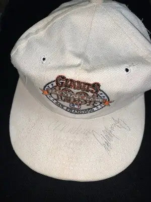 1984 AllStar Team Signed AUTO Baseball Hat Dale Murphy Steve Sax Dusty Baker JSA - Sports Memorabilia