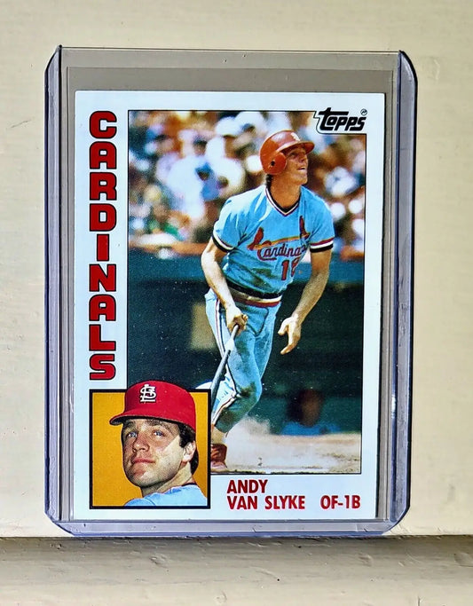 1984 Andy Van Slyke Topps Baseball Card #206 Cardinals - Baseball Card Single