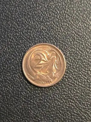 1984 Australia 2 Cent Coin Frilled-Neck Lizard Queen Elizabeth II - Coins & Currency