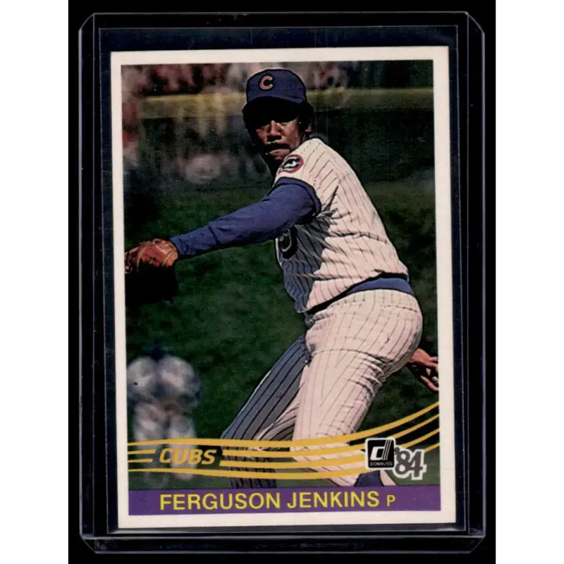 1984 Donruss #189 Ferguson Jenkins EX Chicago Cubs Baseball Card - Baseball Card Single