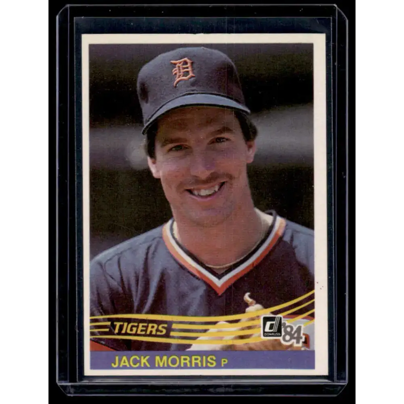 1984 Donruss #415 Jack Morris EX Detroit Tigers Baseball Card - Baseball Card Single