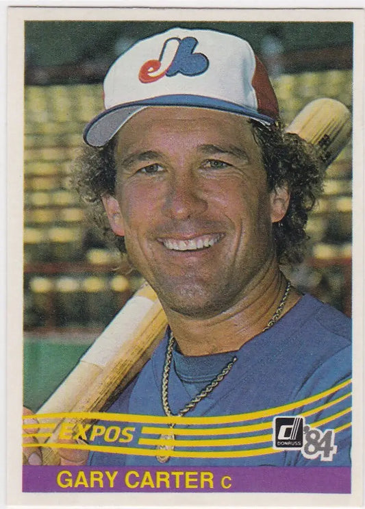 1984 Donruss #55 Gary Carter Montreal Expos - Baseball Card Single