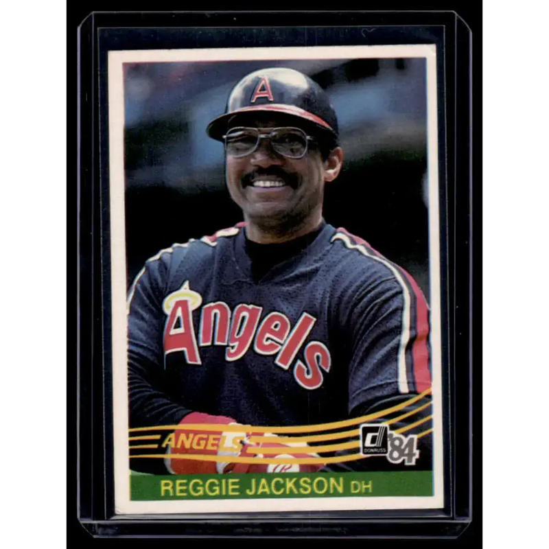 1984 Donruss #57 Reggie Jackson EX California Angels Baseball Card - Baseball Card Single