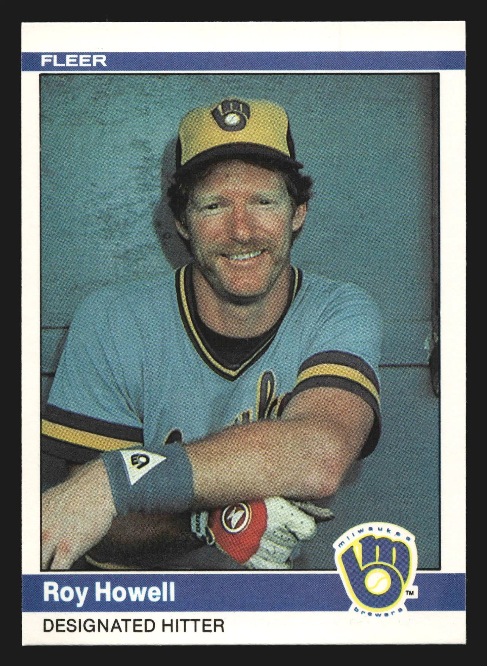 1984 Fleer #203 Roy Howell Milwaukee Brewers Baseball Card - Baseball Card Single