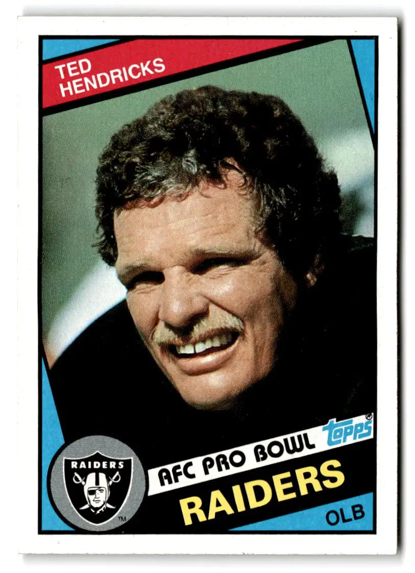 1984 Topps #110b Ted Hendricks - Football Card Single