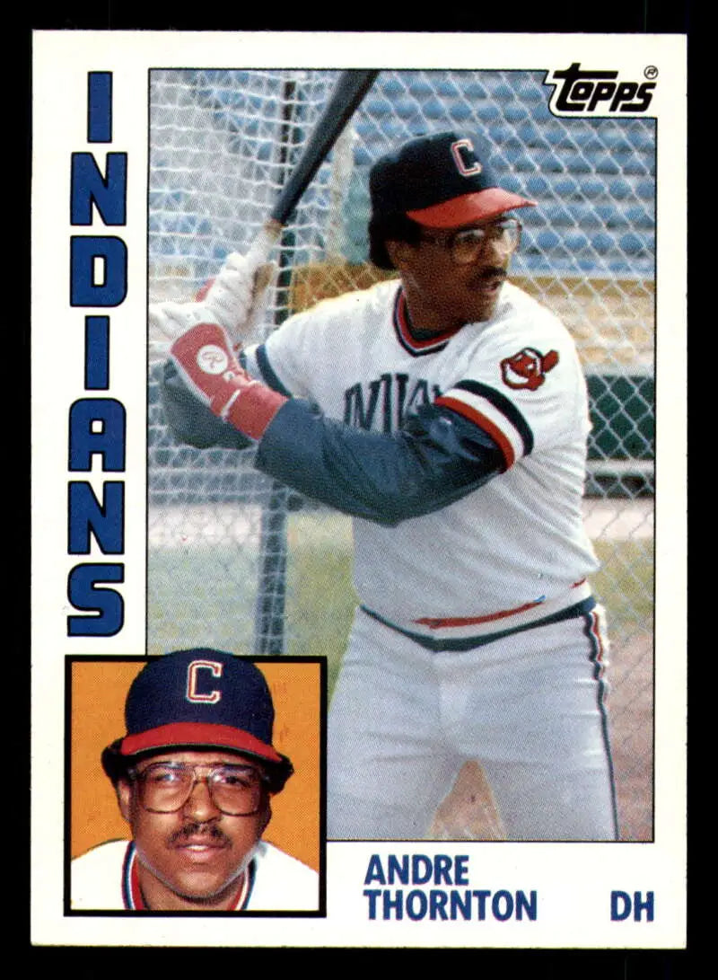 1984 Topps #115 Andre Thornton EX Excellent Cleveland Indians Baseball Card - Baseball Card Single