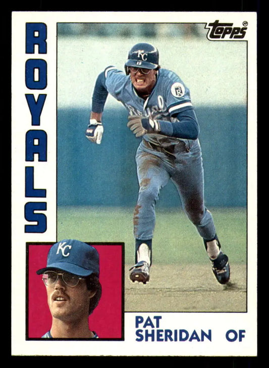1984 Topps #121 Pat Sheridan EX Excellent Kansas City Royals Baseball Card - Baseball Card Single