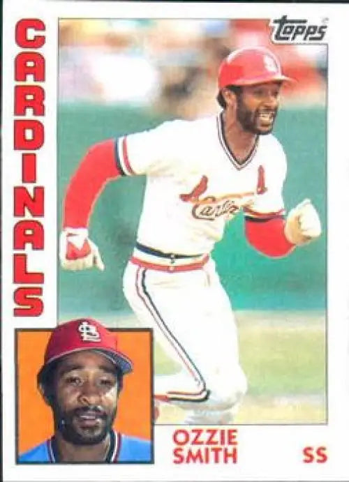 1984 Topps #130 Ozzie Smith EX Excellent St. Louis Cardinals Baseball Card - Baseball Card Single