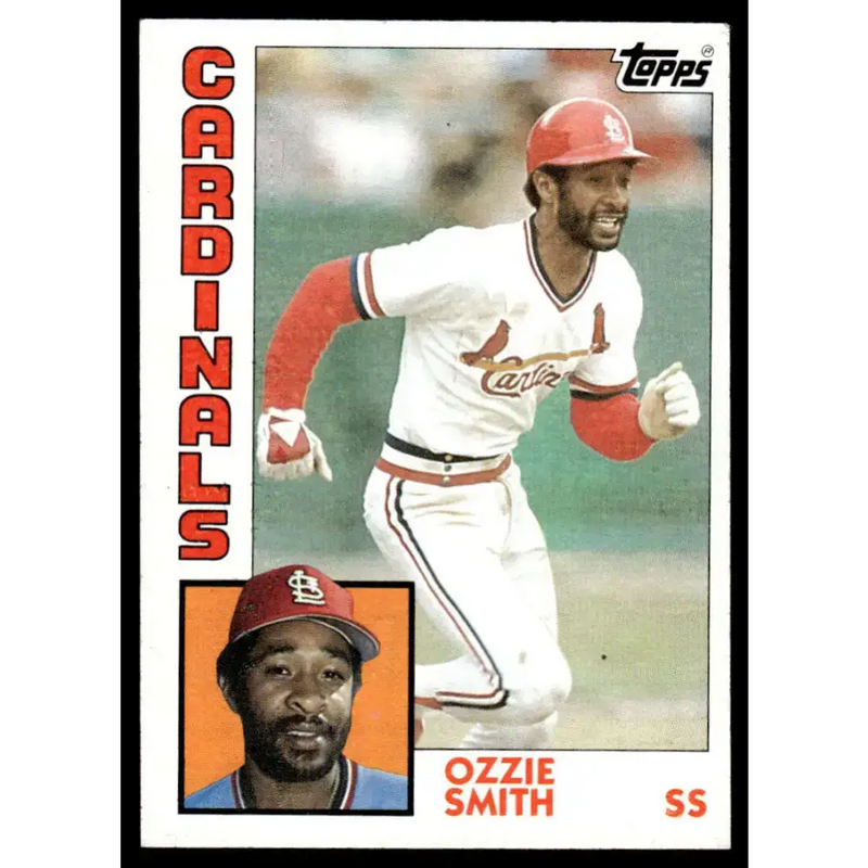 1984 Topps #130 Ozzie Smith EX/NM St. Louis Cardinals Baseball Card - Baseball Card Single