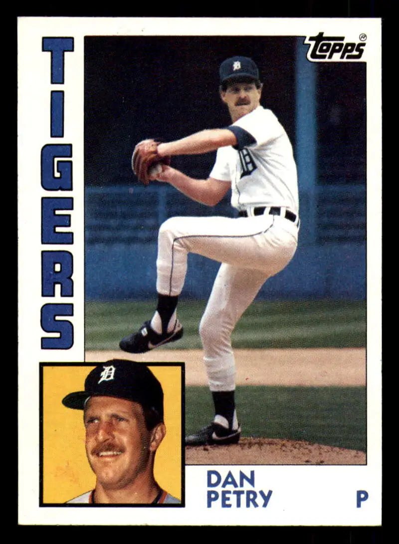 1984 Topps #147 Dan Petry EX Excellent Detroit Tigers Baseball Card - Baseball Card Single
