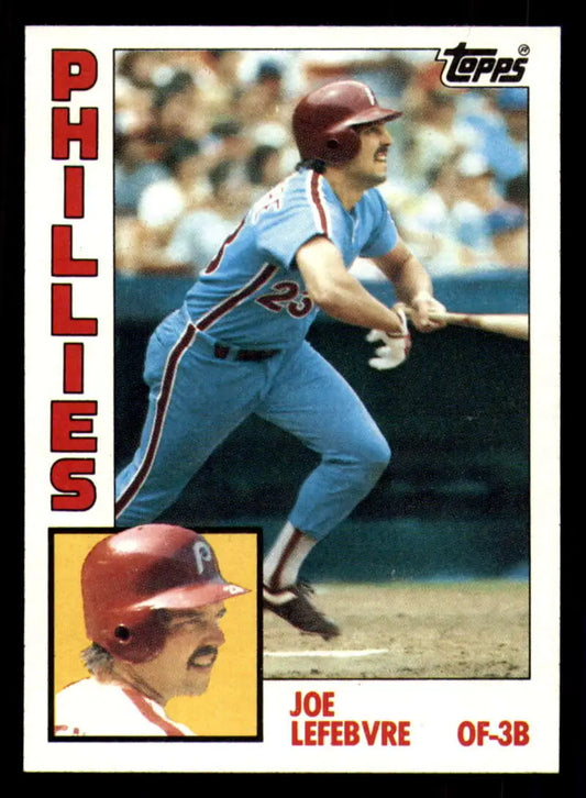1984 Topps #148 Joe Lefebvre EX Excellent Philadelphia Phillies Baseball Card - Baseball Card Single