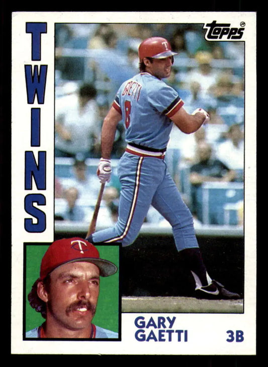 1984 Topps #157 Gary Gaetti EX Excellent Minnesota Twins Baseball Card - Baseball Card Single
