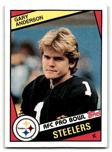 1984 Topps #161 Gary Anderson NM Near Mint Steelers ID:66844 - Football Card Single